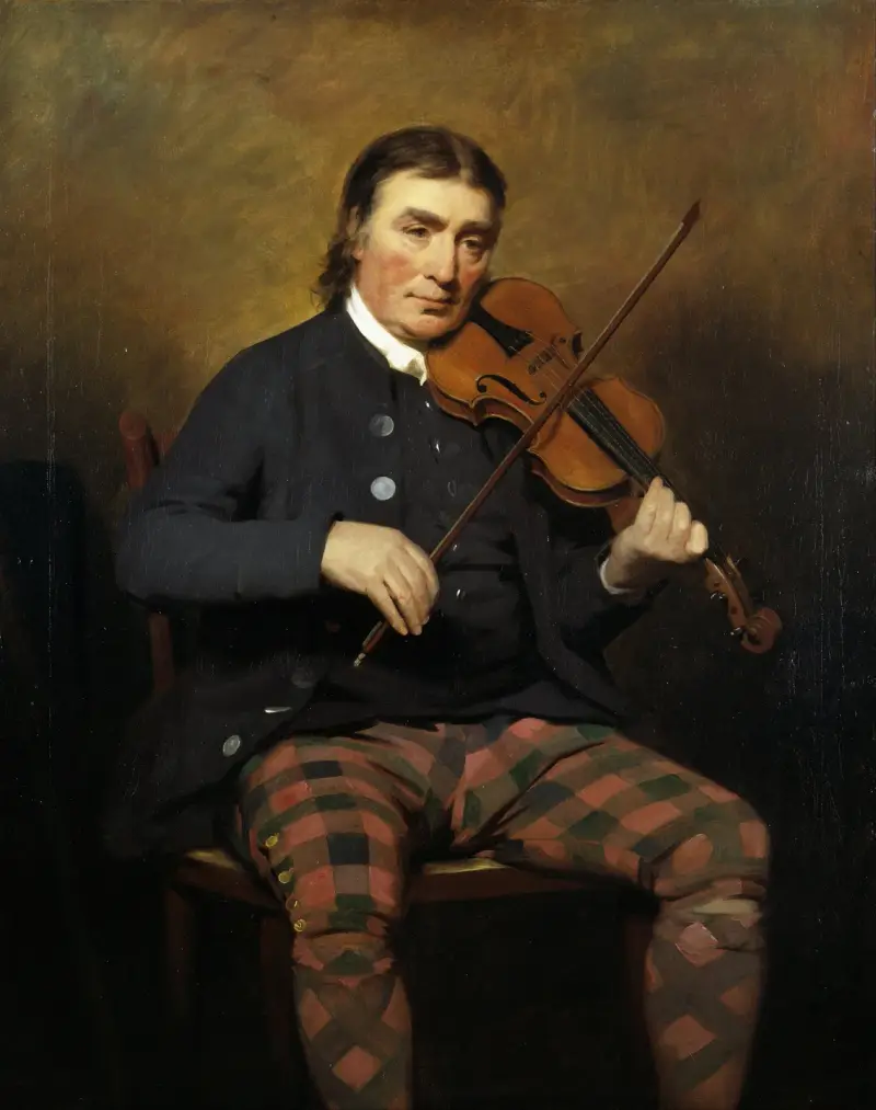 Niel Gow, 1727–1807. Violinist och kompositör av Sir Henry Raeburn