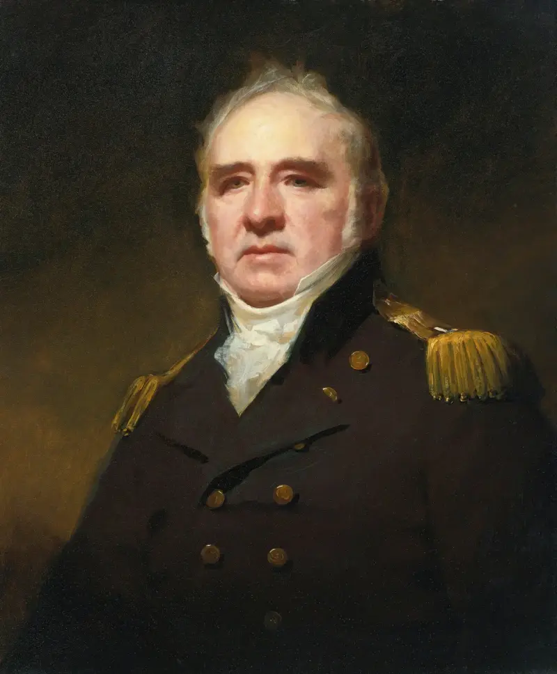 Porträt von Kapitän James Forbes-Drummond, R.N., von Hawthornden von Sir Henry Raeburn