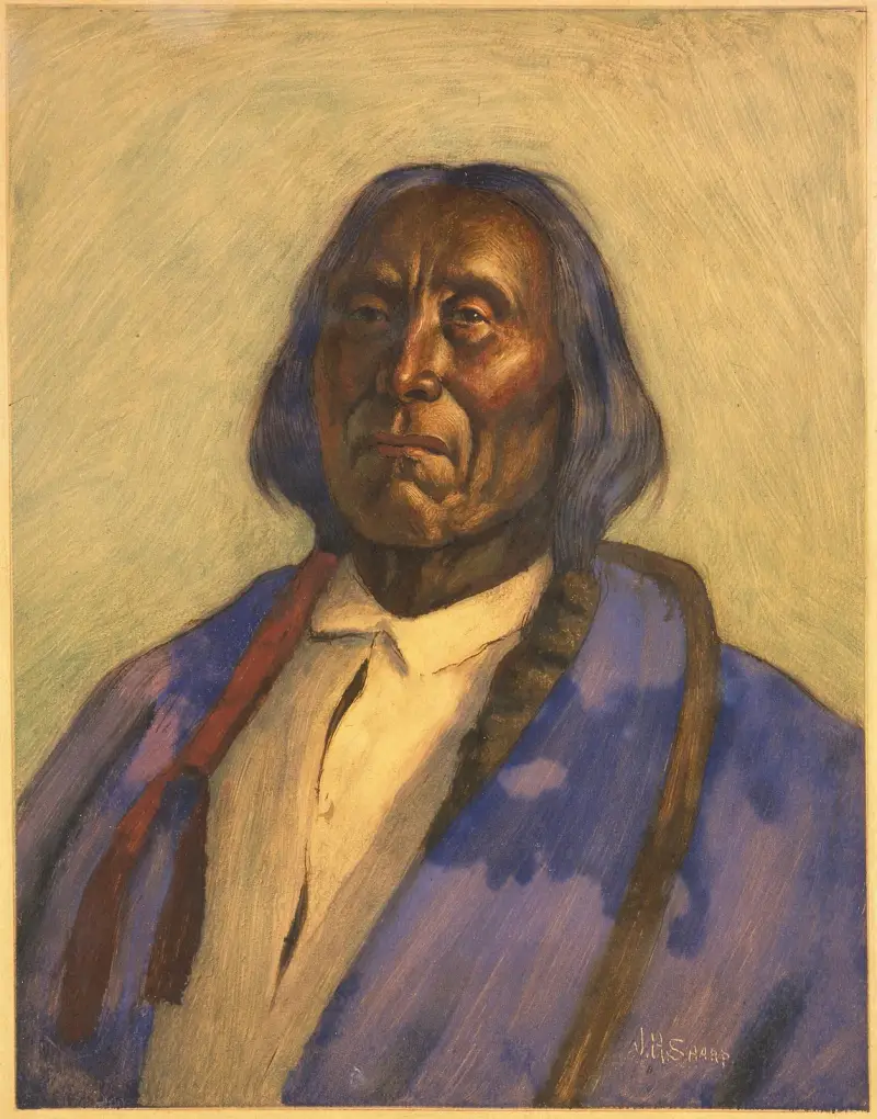 Chief Red Cloud – Sioux, Joseph Henry Sharp