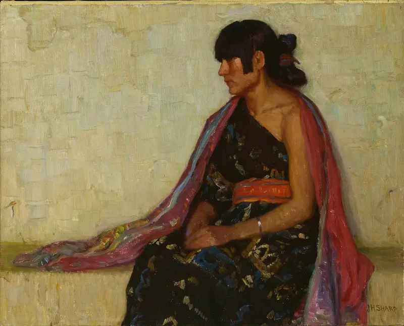 Crucita – gammal hopidräkt av Joseph Henry Sharp