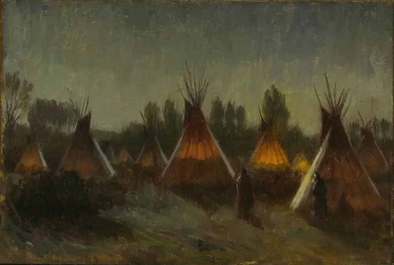 Shadows in the Night av Joseph Henry Sharp