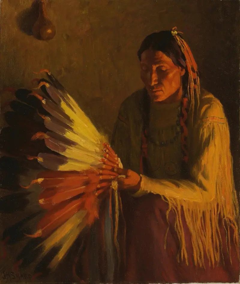 Válečná čelenka, Joseph Henry Sharp