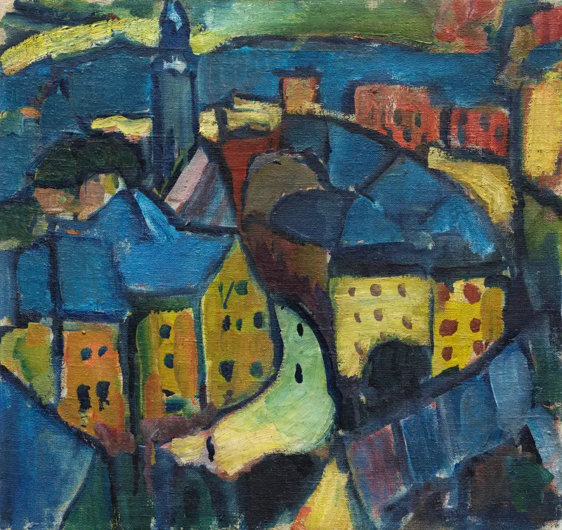 Montjoie (Monschau II) av Hermann Stenner