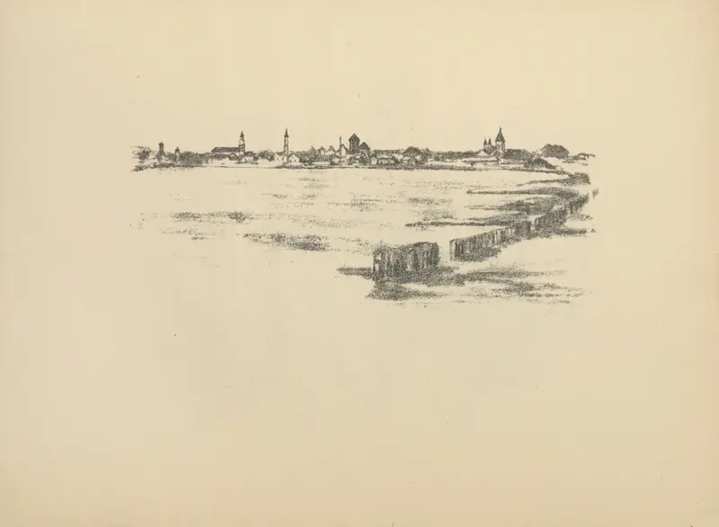 Blick auf Kowno von Hermann Struck