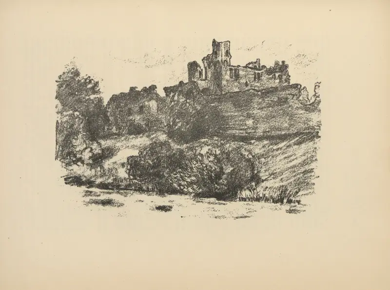 Burgruine Doblen av Hermann Struck