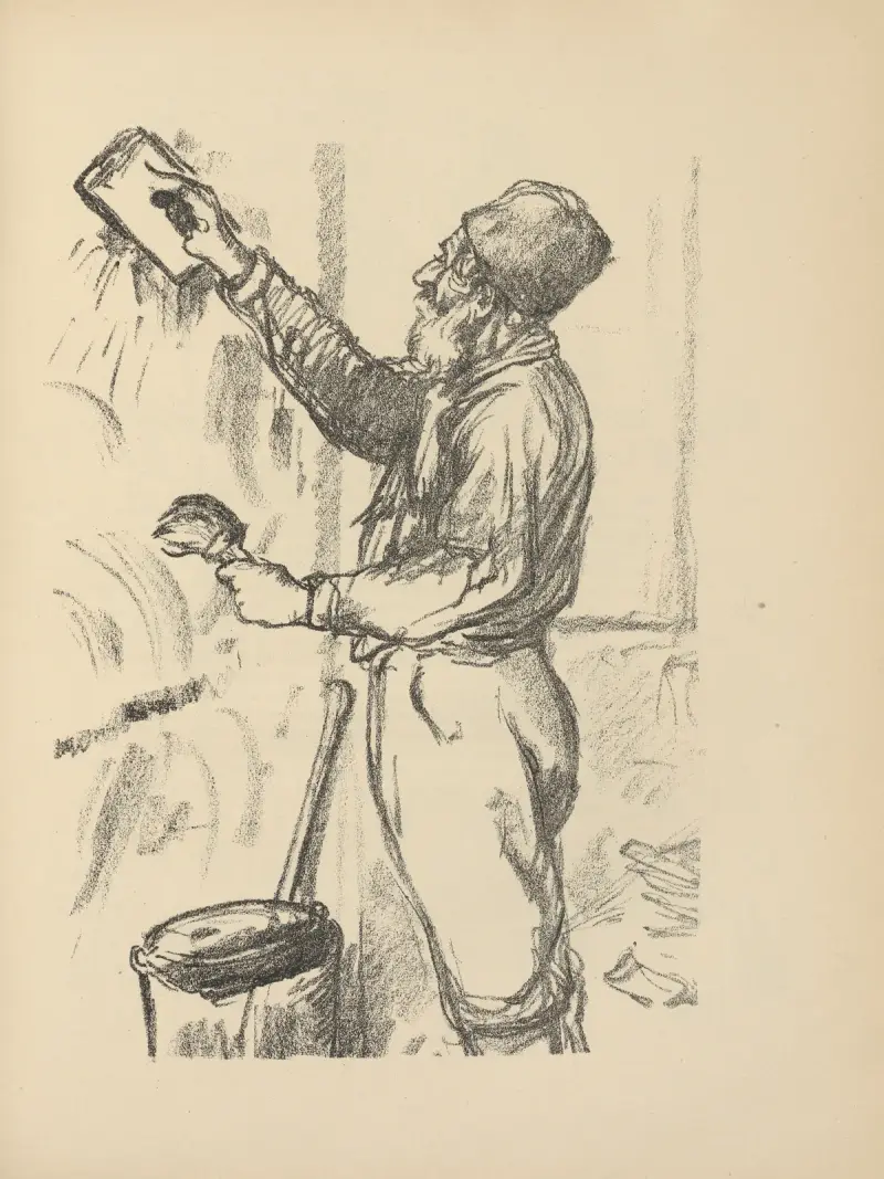 Jüdischer Maurer av Hermann Struck