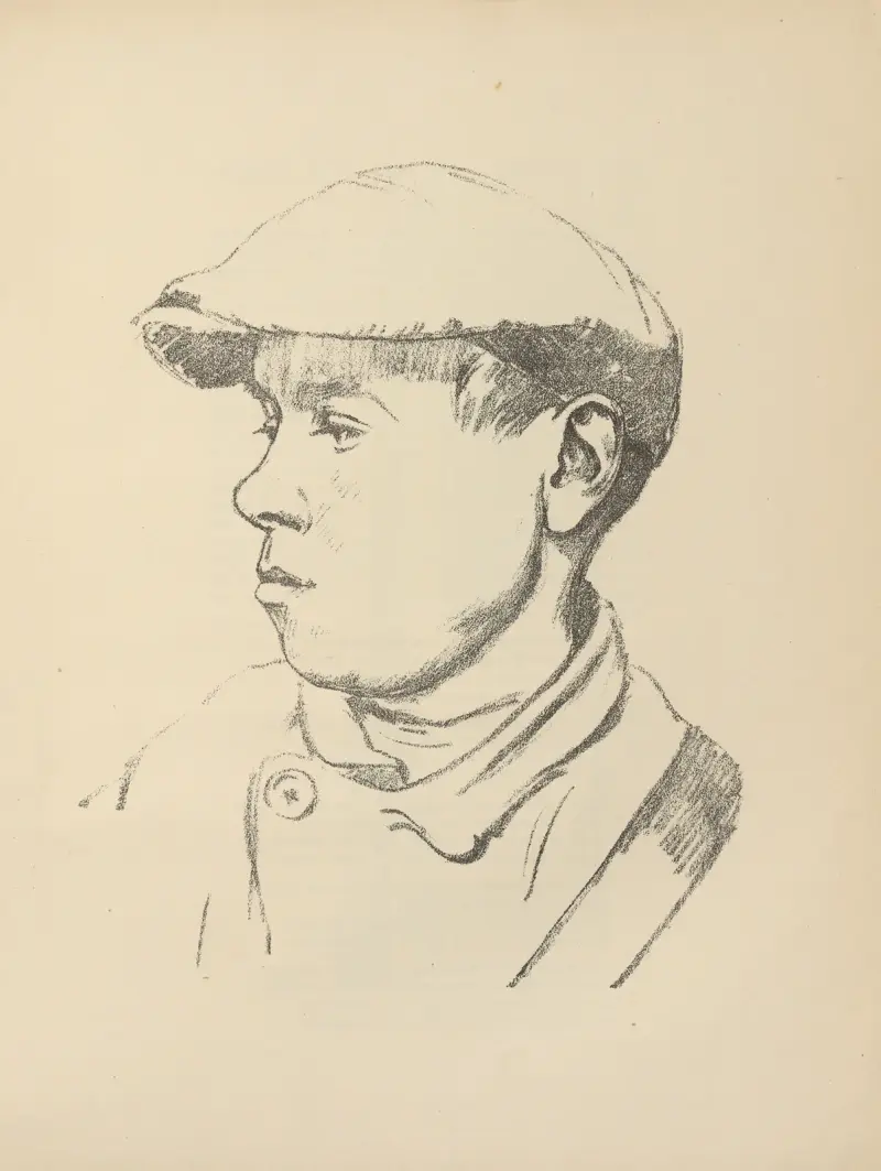 Litauischer Knab av Hermann Struck