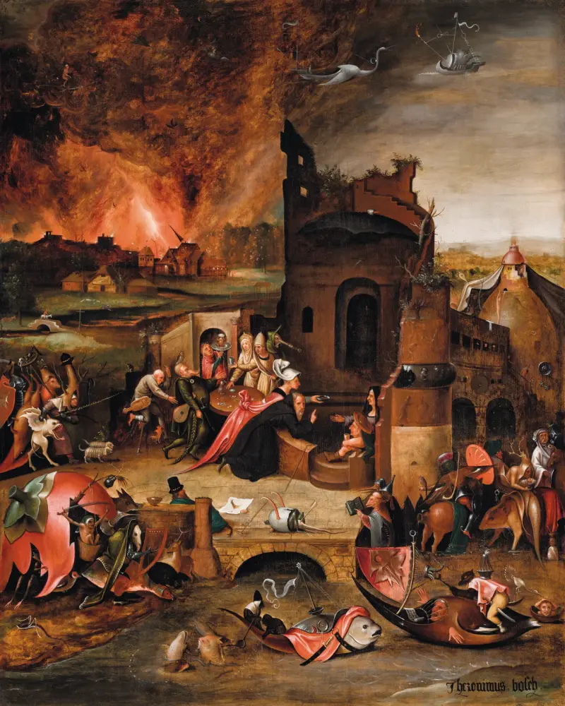 The Temptation of Saint Anthony the Great, Hieronymus Bosch