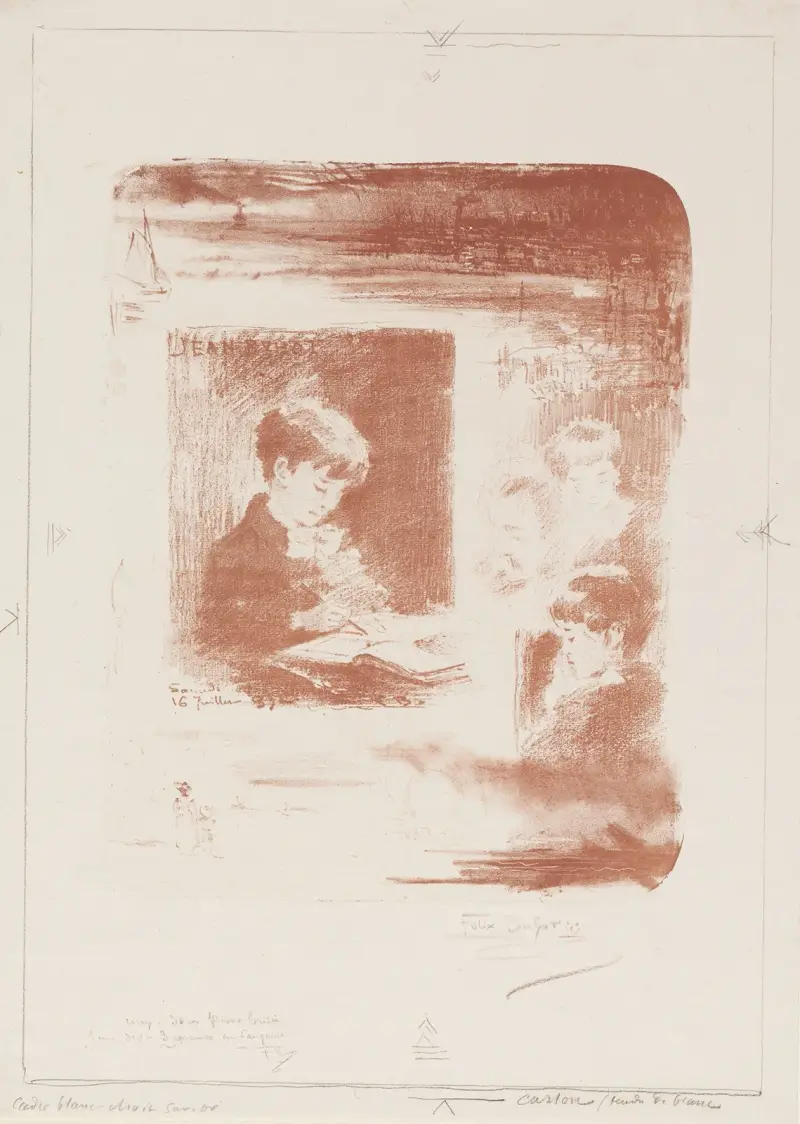 Dziecięcy rysunek (Jean Buhot), Félix Hilaire Buhot