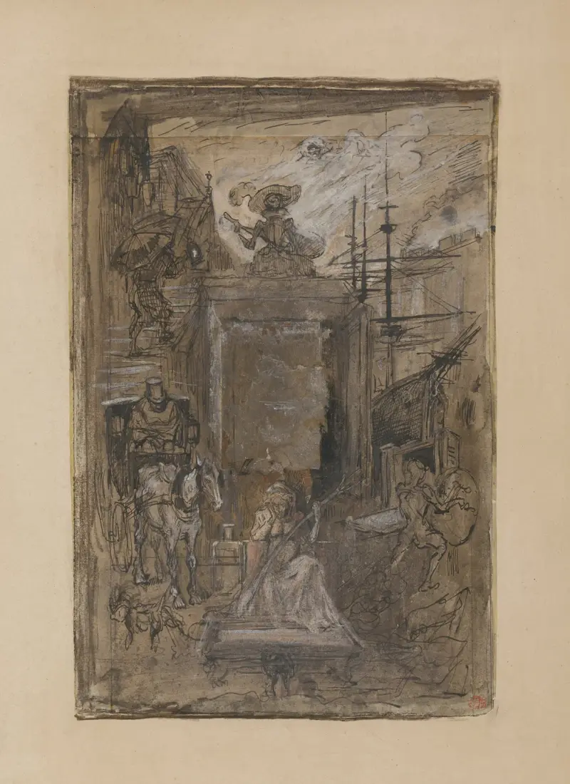 Drožka, Félix Hilaire Buhot