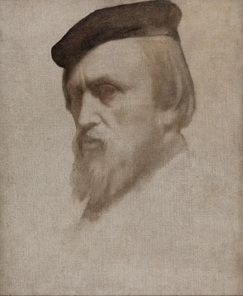 Autoportrait av Jean-Hippolyte Flandrin
