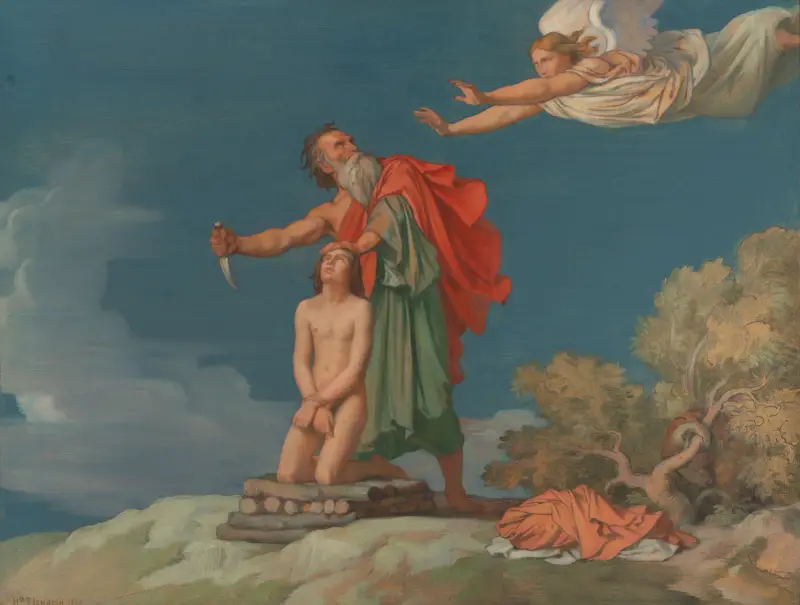 The Sacrifice of Isaac av Jean-Hippolyte Flandrin