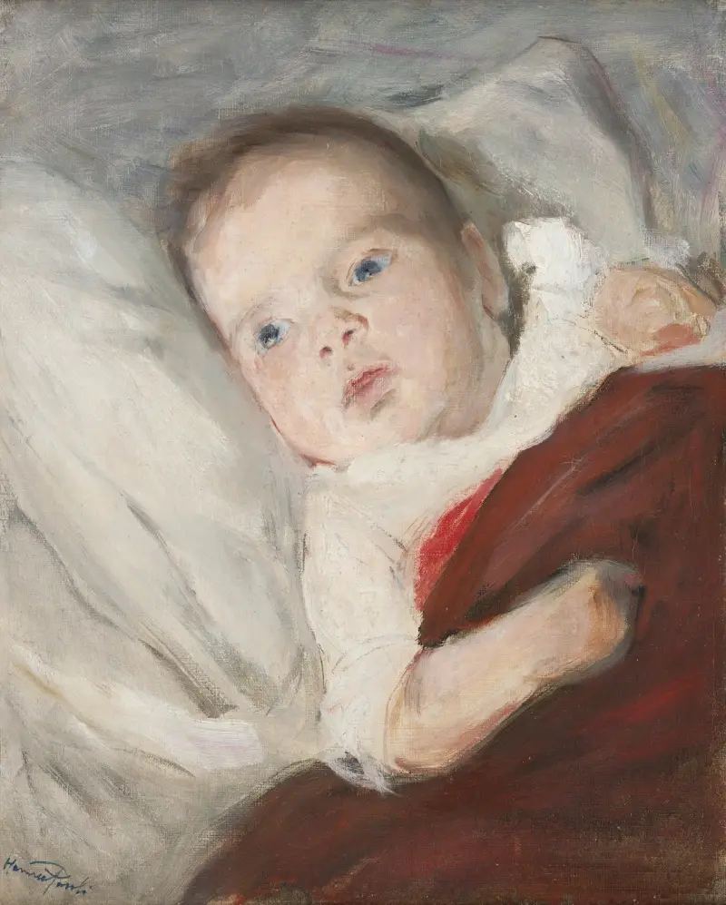 The Artist’s Son Göran discovers the candle light for the first time, Hanna Hirsch-Pauli