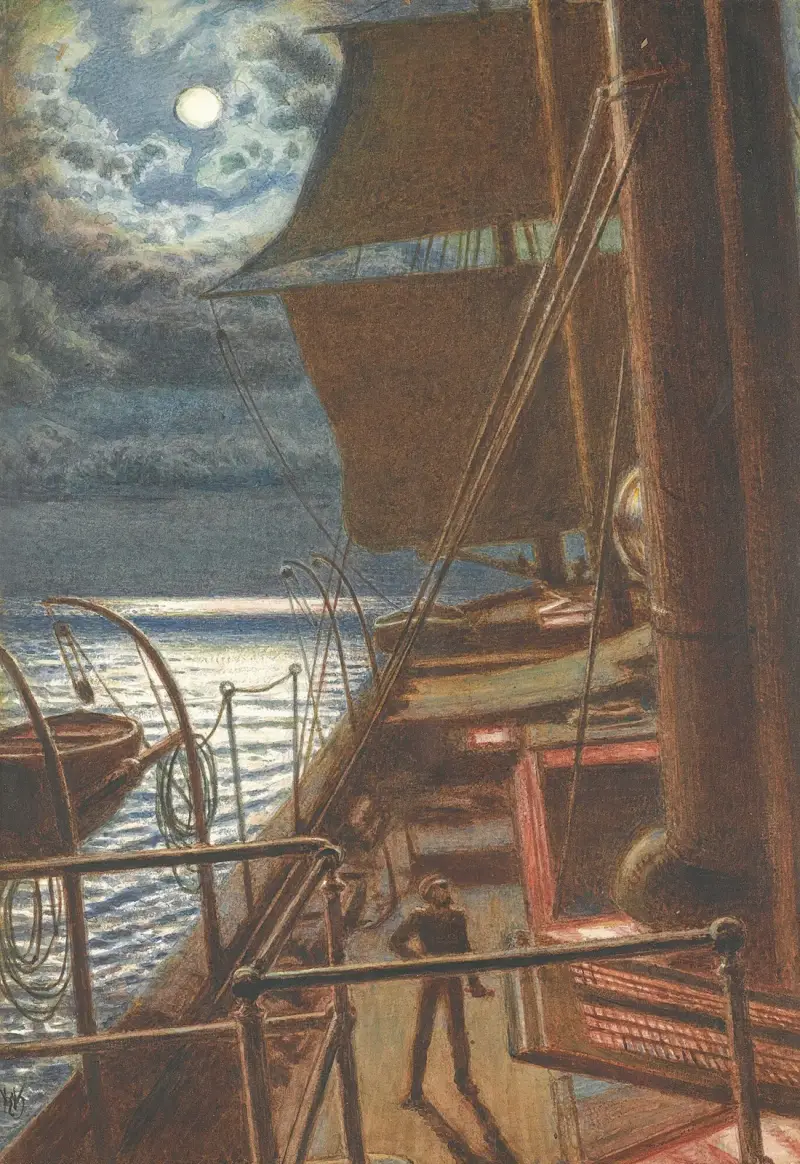 Heimwärts (Die pfadlosen Wasser) von William Holman Hunt