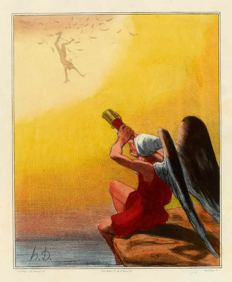 Upadek Ikara, Honoré Daumier
