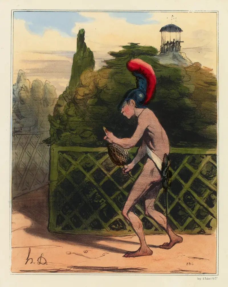 Niť Ariadny, Honoré Daumier