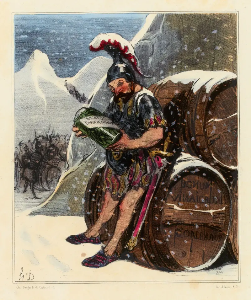 Hannibalův přechod, Honoré Daumier