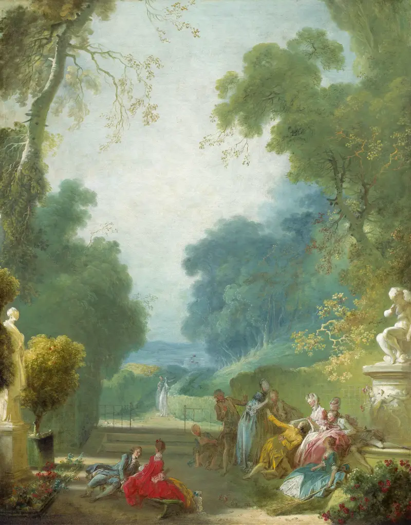 Das Spiel der heißen Kuchen von Jean-Honoré Fragonard