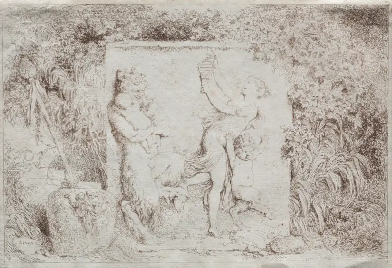Bacchanal, Jean-Honoré Fragonard
