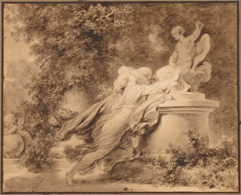 Invocation to Love av Jean-Honoré Fragonard