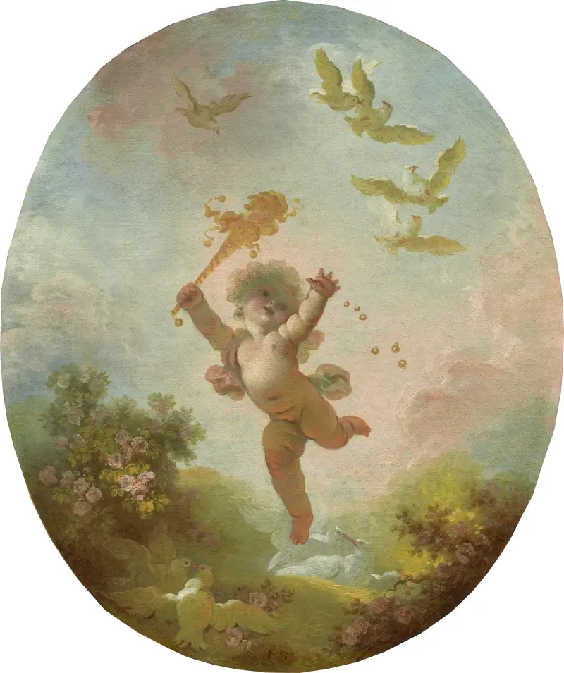 Kärleken som dårskap av Jean-Honoré Fragonard