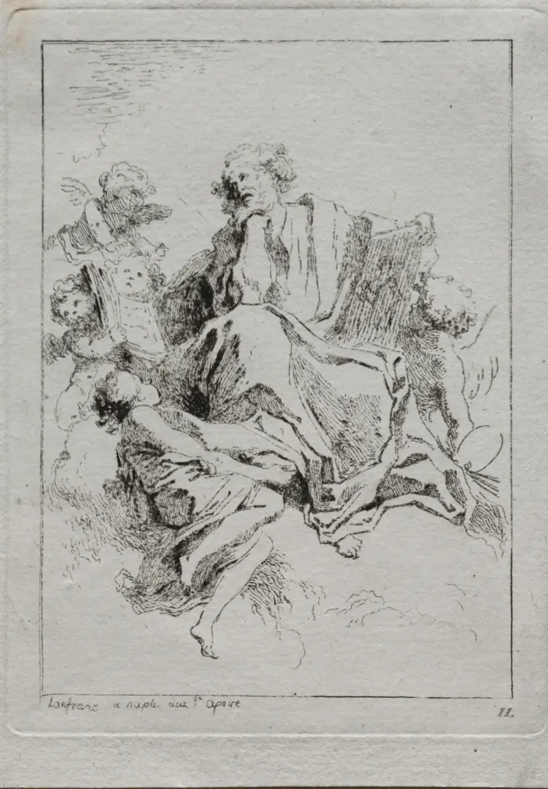 Der heilige Lukas von Jean-Honoré Fragonard