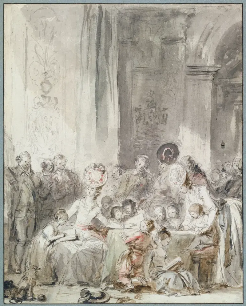 Der Wettkampf von Jean-Honoré Fragonard