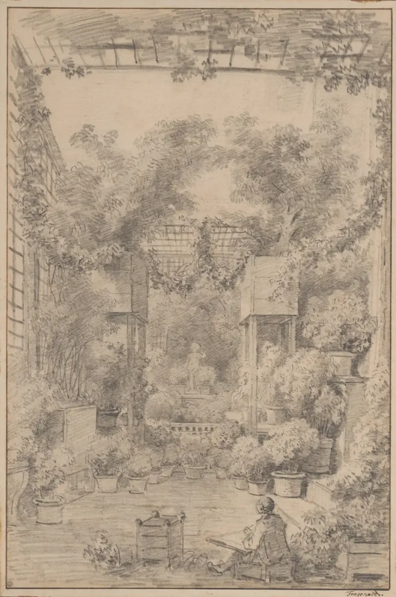 The Draftsman av Jean-Honoré Fragonard
