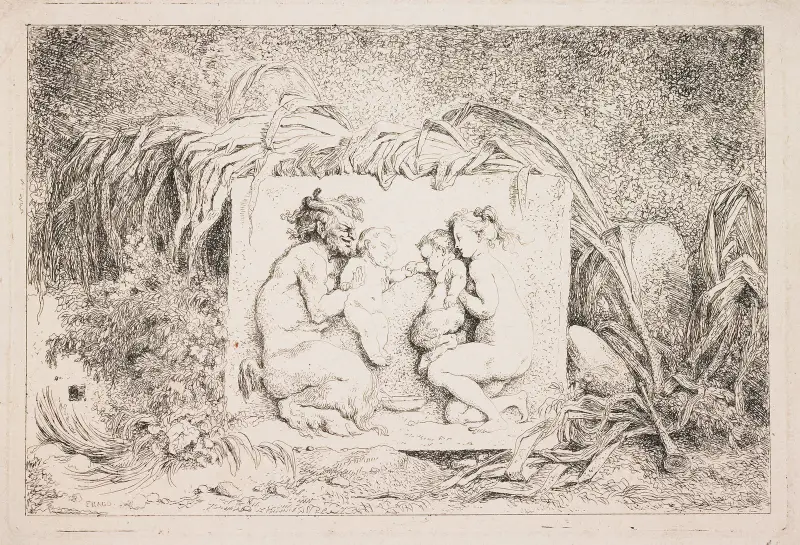 Satyrfamiljen av Jean-Honoré Fragonard