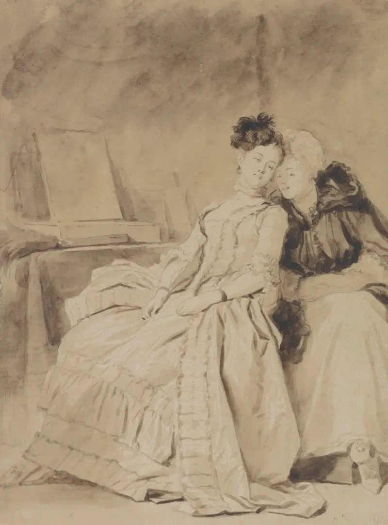 Das intime Gespräch von Jean-Honoré Fragonard