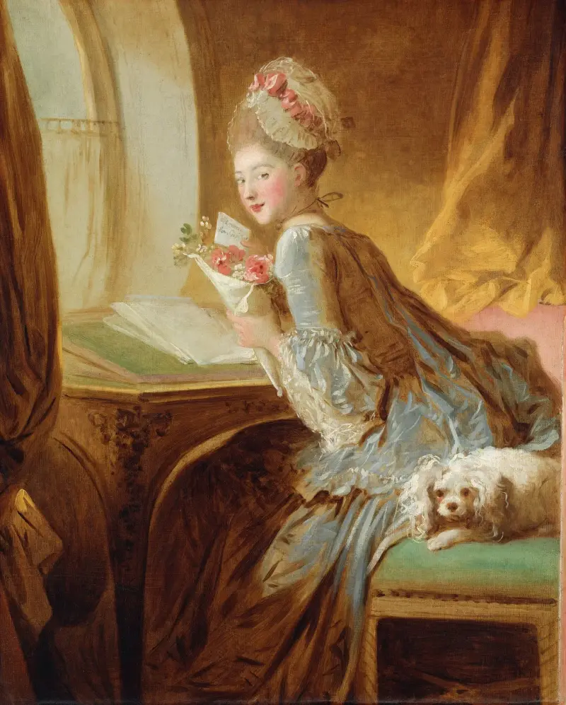 Der Liebesbrief – Nr. 2 von Jean-Honoré Fragonard