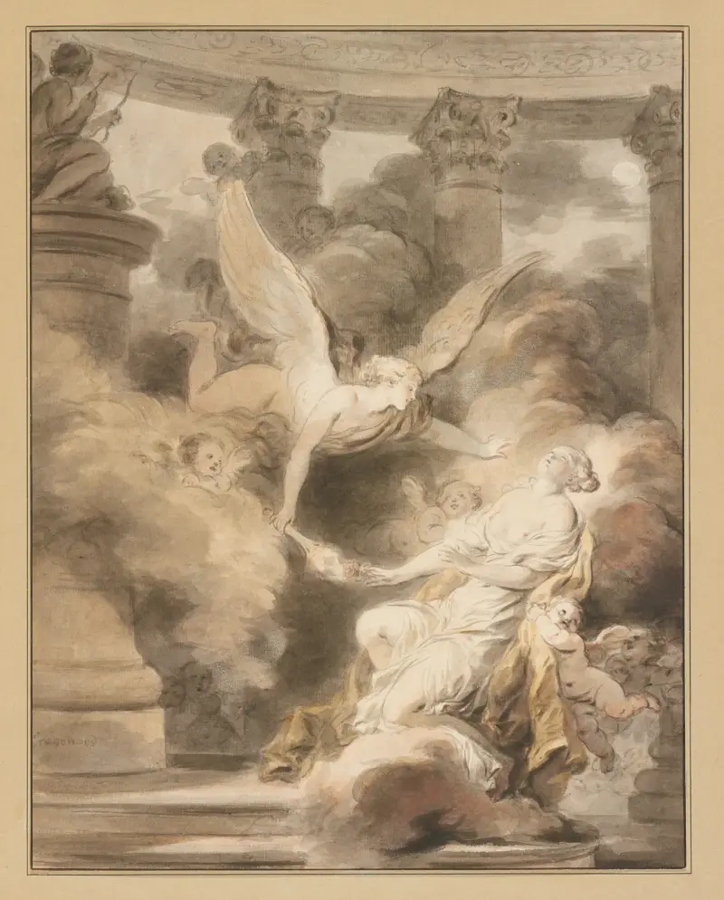 Rosens offer, 1780 av Jean-Honoré Fragonard