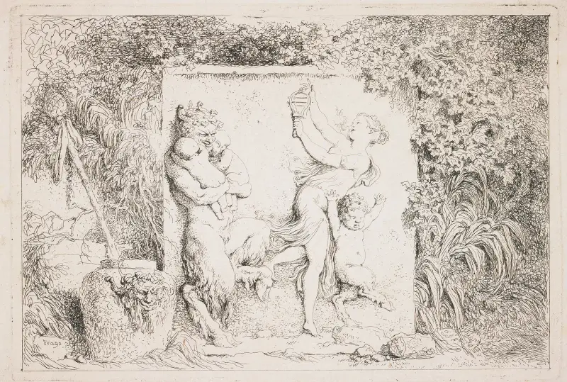 The Satyrs’ Dance av Jean-Honoré Fragonard