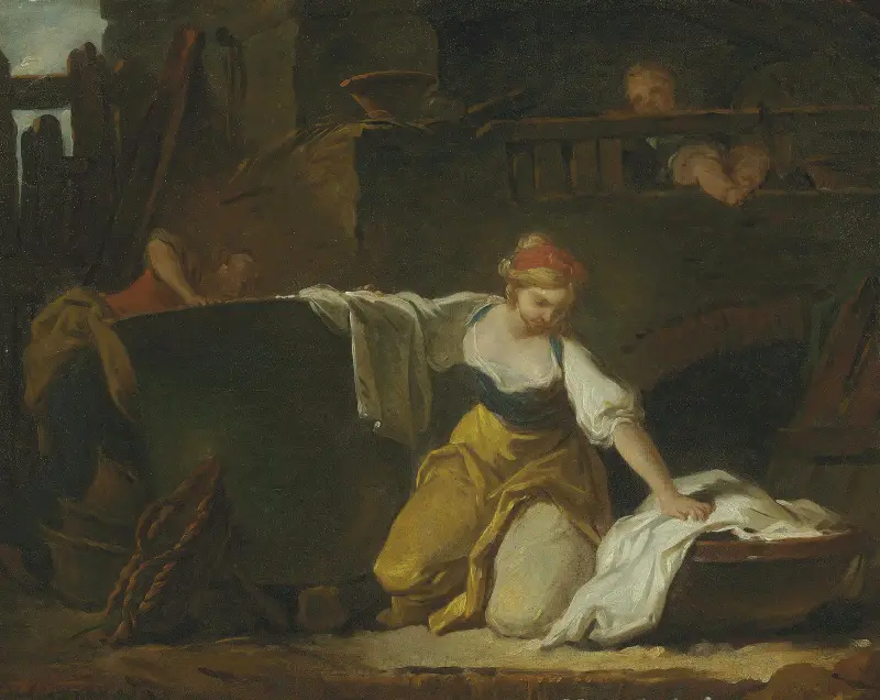 Junge Wäscherinnen – Nr. 2 von Jean-Honoré Fragonard