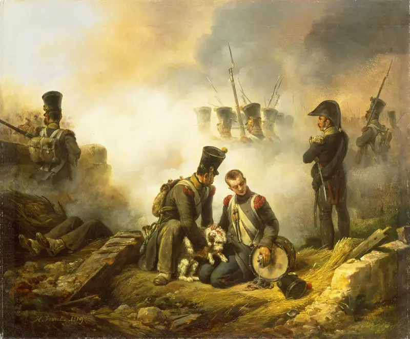 Regementets hund sårad av Horace Vernet
