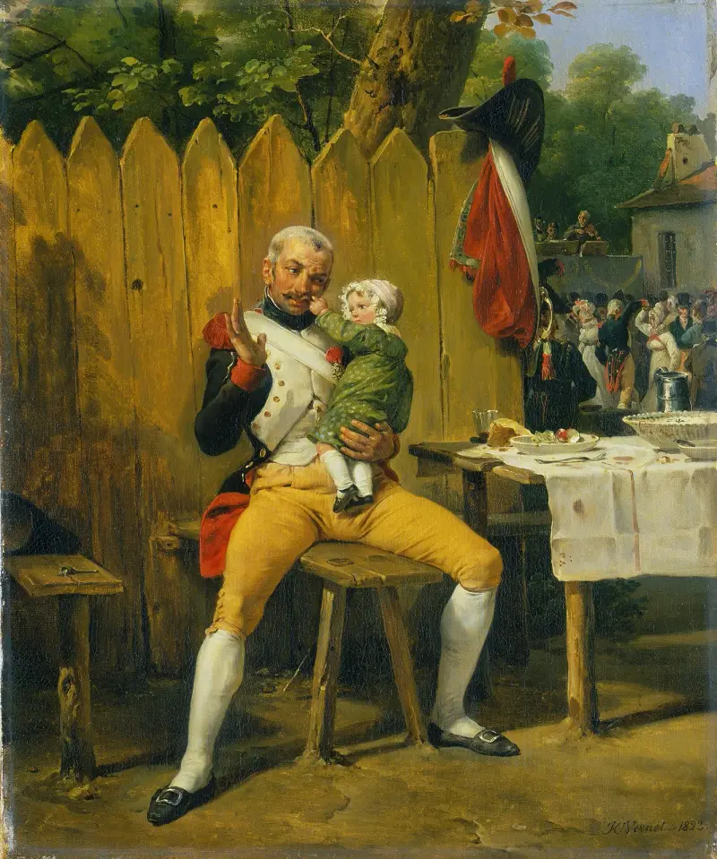 Veteranen i hemmet av Horace Vernet