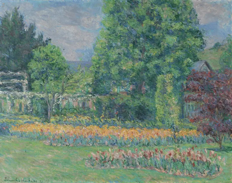 Le Jardin À Giverny, 1927 – nr 1 av Blanche Hoschedé-Monet