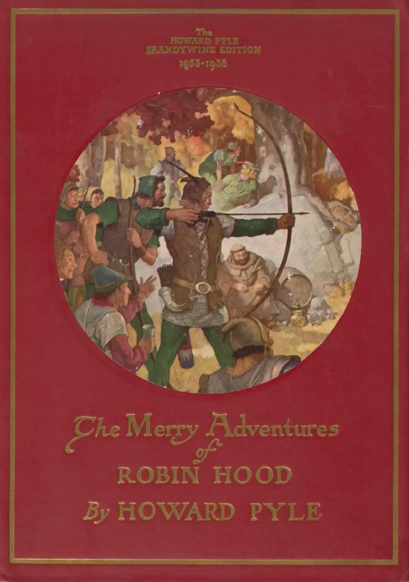 Die lustigen Abenteuer des Robin Hood – Cover von Howard Pyle