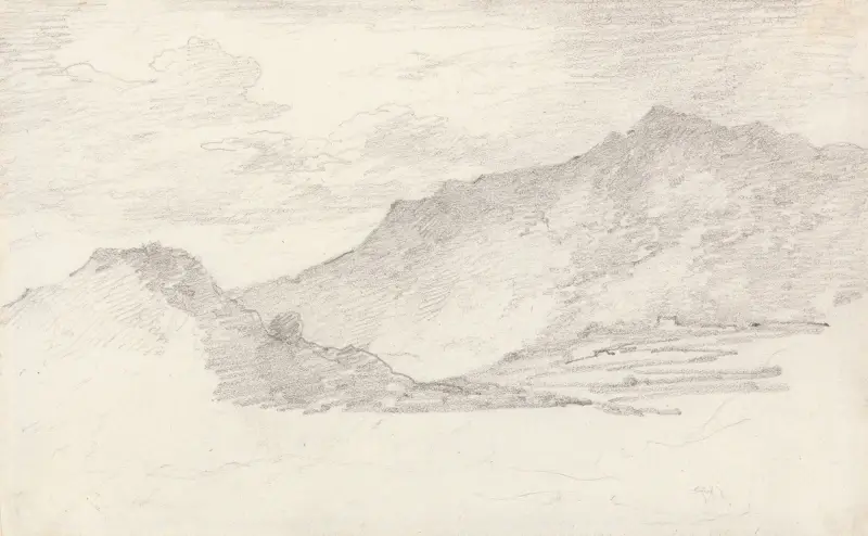 Kresba kopce, George Howland Beaumont