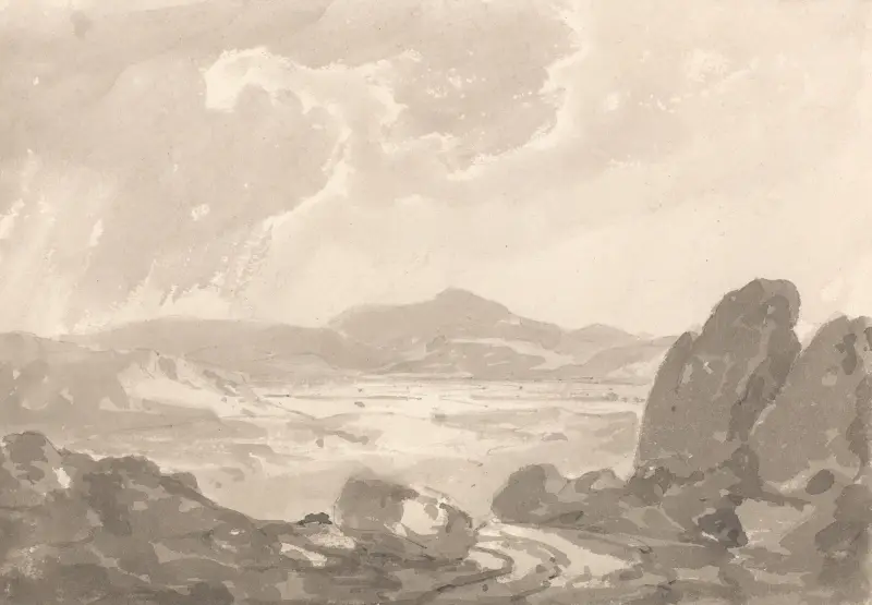 View over Valley av George Howland Beaumont