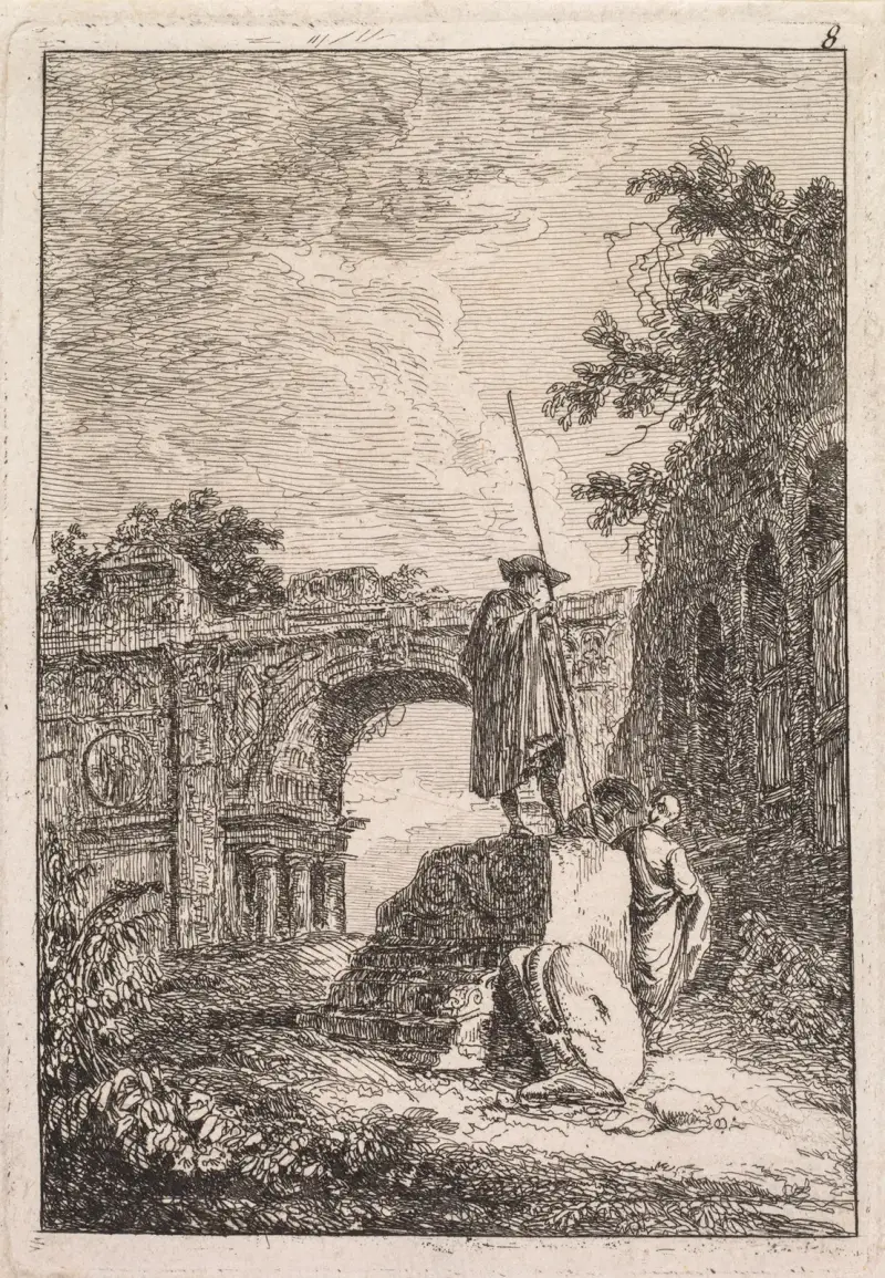 Łuk triumfalny, Hubert Robert