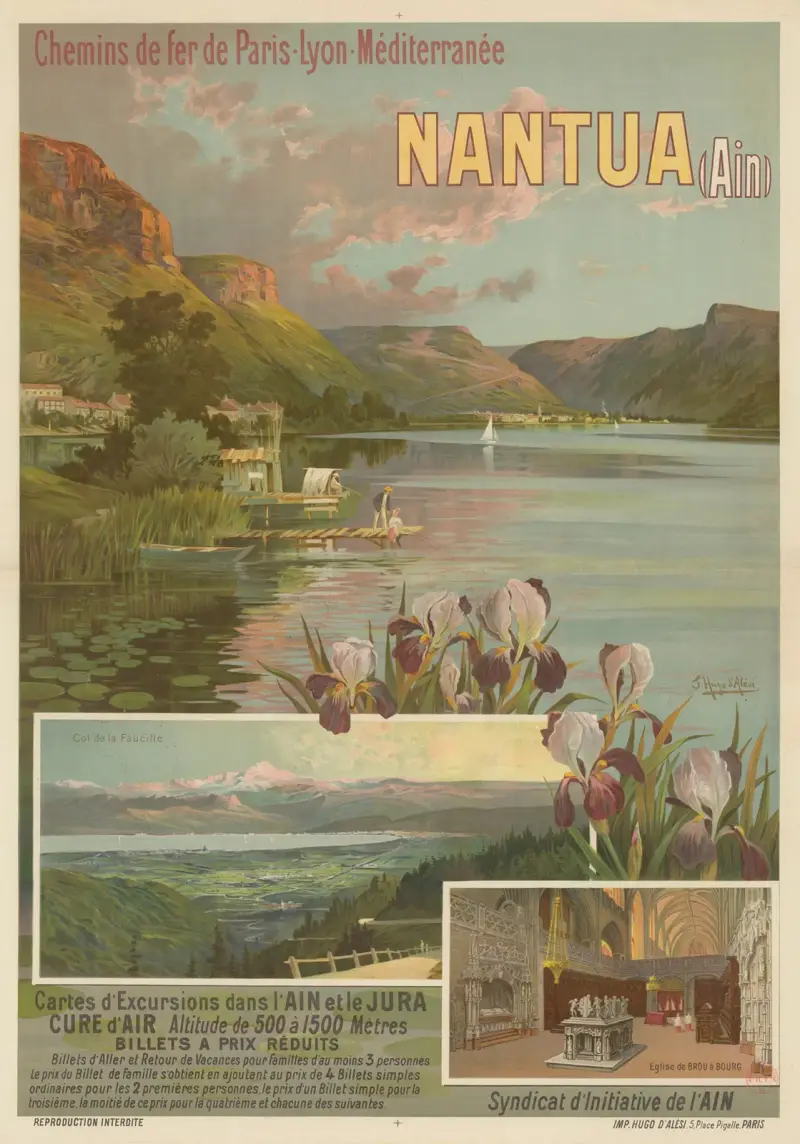 Järnvägen Paris-Lyon-Méditerranée. Nantua (Ain) av Frederic Hugo d’Alési