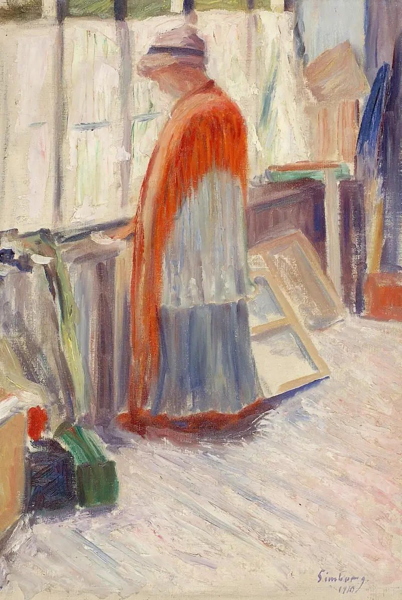 Im Atelier von Hugo Simberg