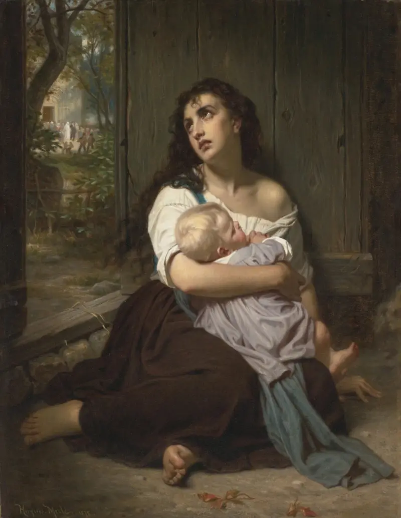 Die Verlassene von Hugues Merle