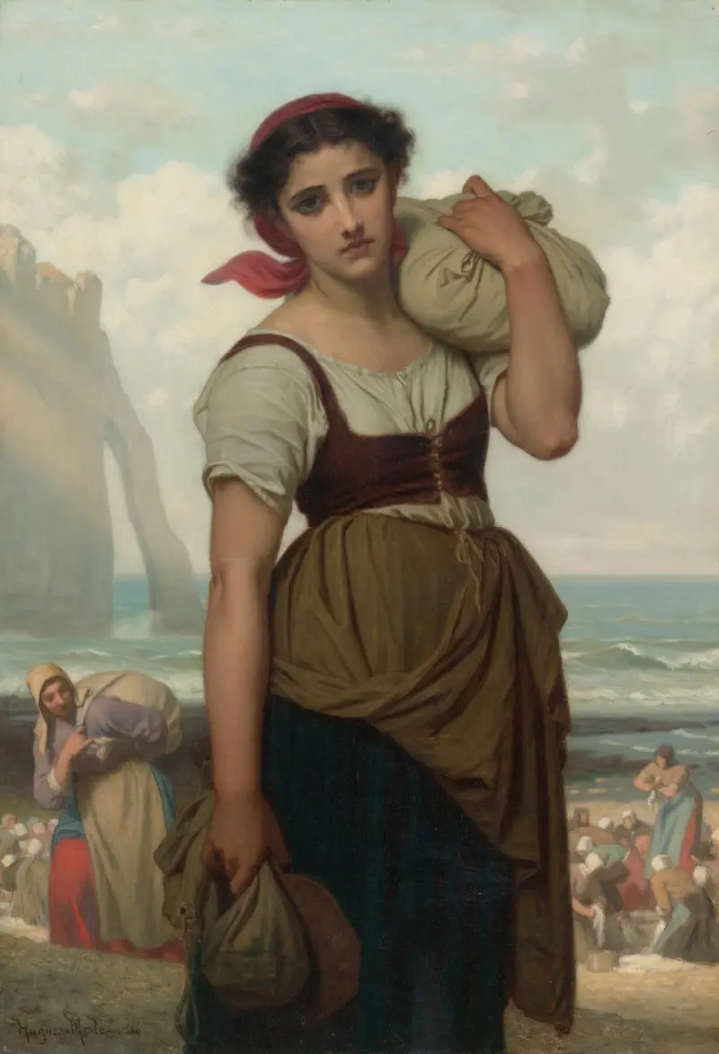 Laveuse D’étretat av Hugues Merle