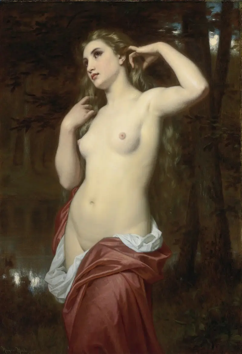 Die Badende von Hugues Merle