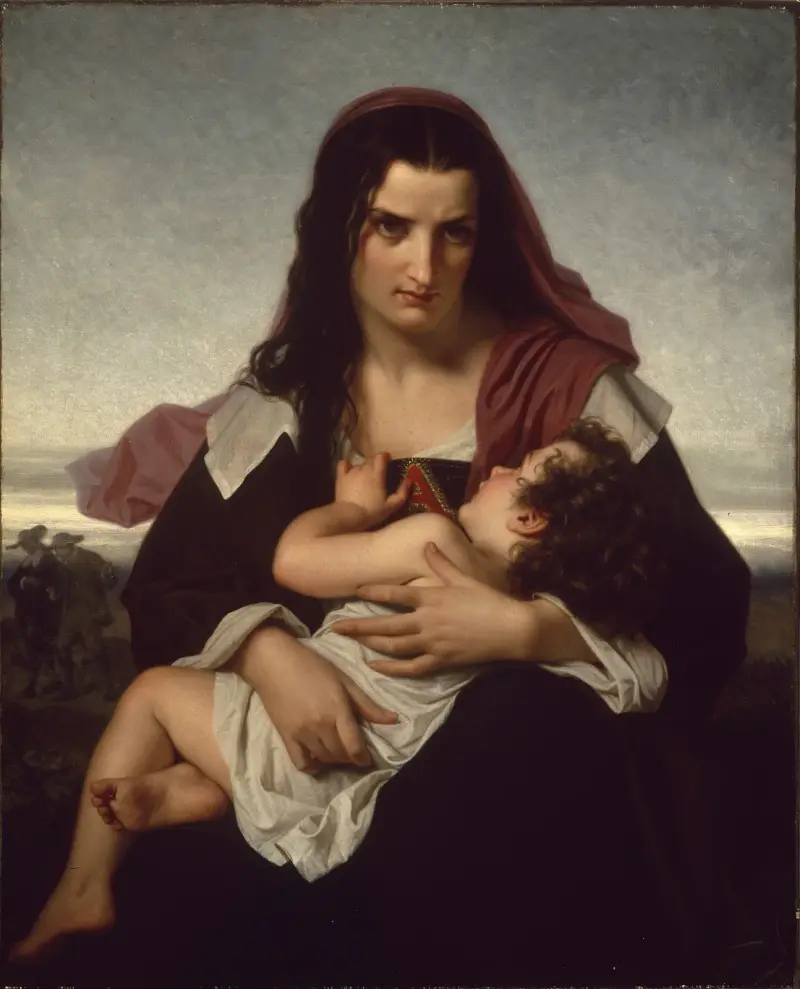 Den eldröda bokstaven av Hugues Merle