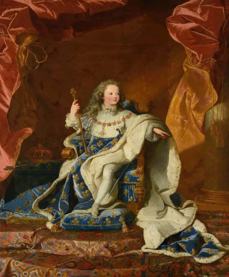 Ludwik XV, król Francji i Nawarry, Hyacinthe Rigaud