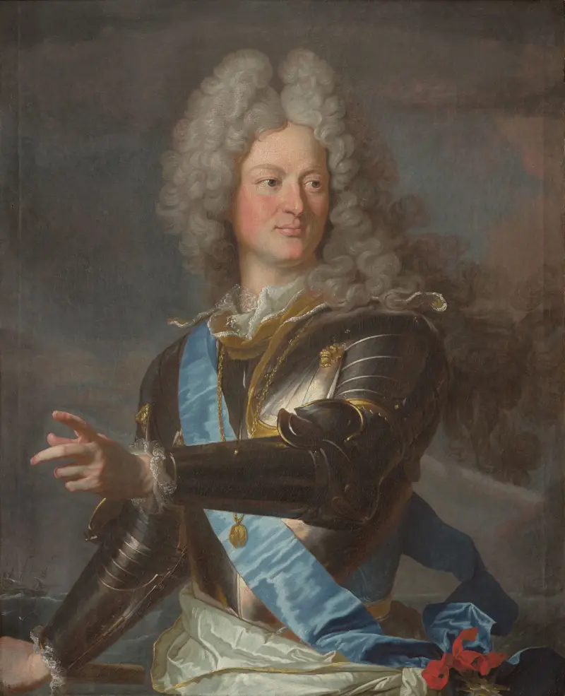 Portrait du comte de Toulouse av Hyacinthe Rigaud