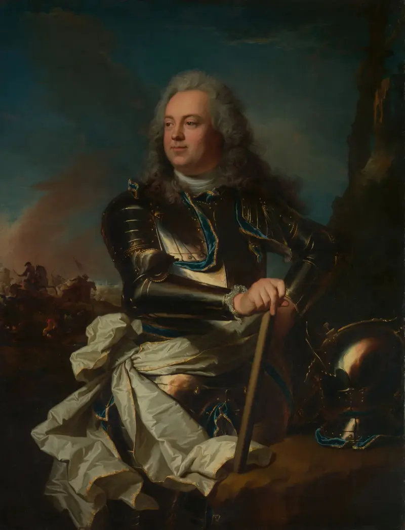Porträtt av en general av Hyacinthe Rigaud